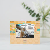 Shh! Seien Sie sehr ruhig Postkarte (Stehend Vorderseite)