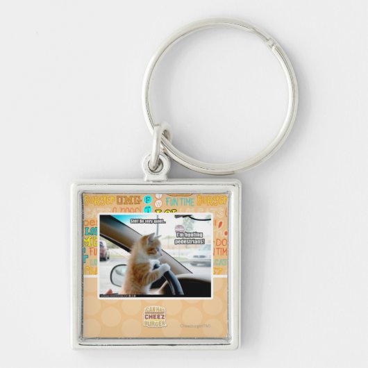 Shh! Seien Sie sehr ruhig Schlüsselanhänger (Vorne)