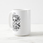 Shhh.Coffee First Skull Tasse (Vorderseite Links)