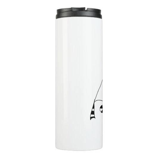 Shhh Es gibt Wein hier Funny Thermosbecher (Rückseite)