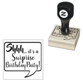 Shhh... Es ist eine überraschende Sprechblase der Gummistempel (Stempel)