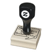 Shhh... Es ist eine überraschende Sprechblase der Gummistempel (Stempel)