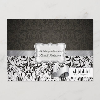 Shhh!  Es ist eine Überraschung.  Einladung