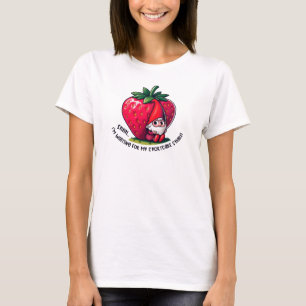 Shhh... Ich bin für meinen Shortcake-Anteil gewart T-Shirt