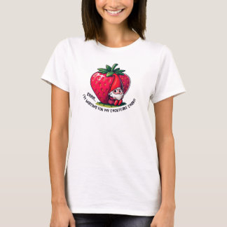 Shhh... Ich bin für meinen Shortcake-Anteil gewart T-Shirt