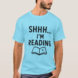 Shhh... Ich lese - leise Buch Lover Design T-Shirt