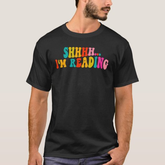 Shhh ich lese T-Shirt (Vorderseite)