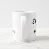 Shhh... Ich schreibe Tasse (Rückseite)