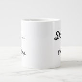 Shhh... Ich schreibe Tasse (Vorderseite)