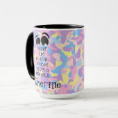 SHHH! Ich verstecke mich vor den Dummköpfen, die e Tasse (Vorderseite Links)