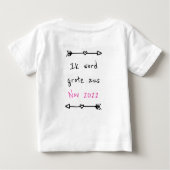 shhh.. Ik heb een geheim.. Baby T-shirt (Rückseite)