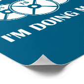 Shhh I'm Doing Math Weight Lifting Math Lover Quot Poster (Ecke)