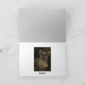 Shhh… ist es eine geheime Grußkarte Karte (Innenseite)