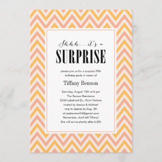 Shhh… ist es eine Überraschungs-Party Einladungen