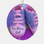 Shhh ist Mama Schlafenverzierungszeichen Keramikornament (Links)