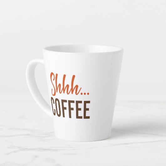 Shhh.. Kaffee Milchtasse (Linke Ecke)