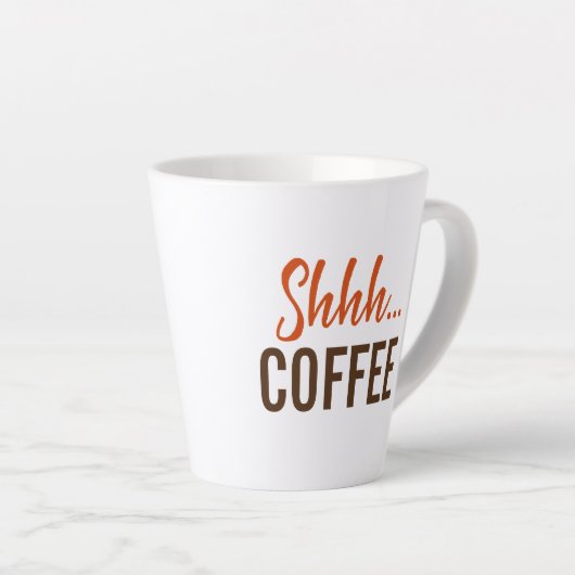 Shhh.. Kaffee Milchtasse (Rechte Ecke)