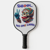 SHHH... Keiner kümmert sich um den eczentrierten S Pickleball Schläger (Rückseite)