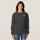 Shhh! Motion Over Noise Modern Mindset Text Sweatshirt (Vorne ganz)