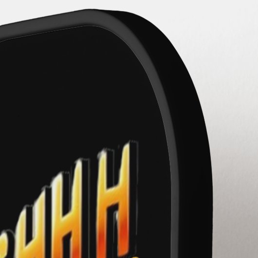 SHHH... Niemand kümmert sich um leise Skelette Pickleball Schläger (Linke Seite)