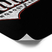 Shhh Nobody Cares Funny Motivational Gift For Men  Poster (Ecke)