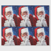 SHHH Santa Geschenkpapier (Flach)