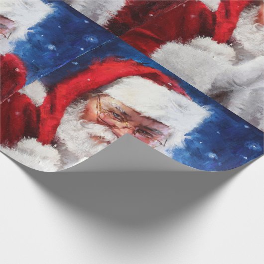 SHHH Santa Geschenkpapier (Ecke)