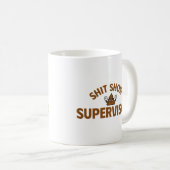 Shhh Show Supervisor Funny Mug Kaffeetasse (VorderseiteRechts)