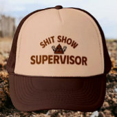 Shhh Show Supervisor Funny Trucker Hat Truckerkappe
