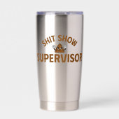 Shhh Show Supervisor Lustiger Thermobecher (Vorderseite)