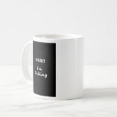 Shhh spreche ich Tasse (Vorderseite Links)