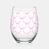 “Shhh…Teacher Unwinding” Custom Teacher Coquette Weinglas Ohne Stiel (Links)