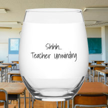“Shhh…Teacher Unwinding” Personalized Teacher