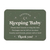Shhhh Sleeping Baby Door Magnet (Horizontal)