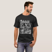 Shhhhh...der See ruft mich Cabin Camper Tee (Vorne ganz)