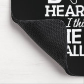 Shhhhh...der See ruft mich Cabin Camper Tee Mousepad (Ecke)