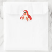 Shhhhh Santa Sticker (Tasche)