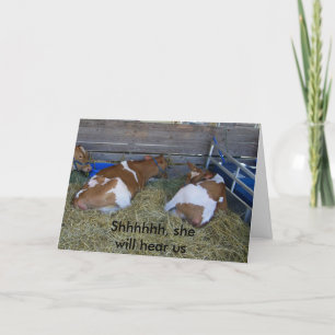 "SHHHHH SIE WIRD HÖREN" 50. KARTE