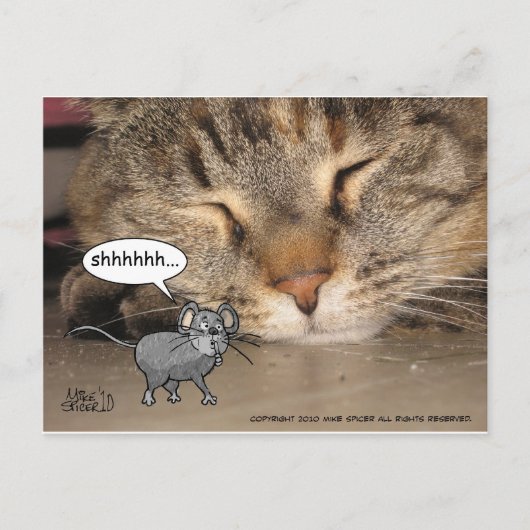 Shhhhhhh… Postkarte (Vorderseite)