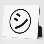 ㋛ Shi Kana Katakana Smiling Emoji / Emoticon Fotoplatte (Seite)
