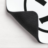 ㋛ Shi Kana Katakana Smiling Emoji / Emoticon Mousepad (Ecke)