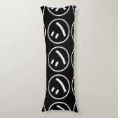 ㋛ Shi Kana Katakana Smiling Emoji / Emoticon Seitenschläferkissen (Vorderseite Vertikal)