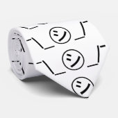 Shi Kana Shrug Emoticon Ø\_ ㋛_/ Japanisch Kaomoji Krawatte (Gerollt)