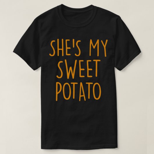 Shi My Sweet Potato Ja, ich bin lustig passend als T-Shirt (Design vorne)