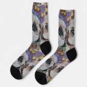 Shi Tzu Crew Socken (Linkes Detail)
