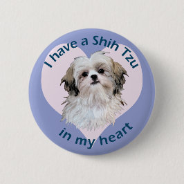Shi Tzu in meinem Herzen Button