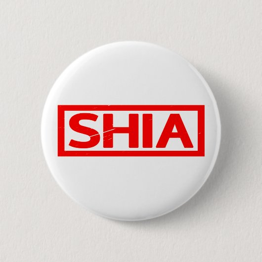 Shia Briefmarke Button (Vorderseite)