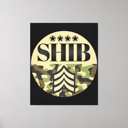 Shib Army General Wall Art Leinwanddruck (Vorderseite)