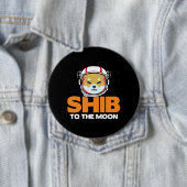 Shib Token Shiba Inu Crypto Meme Coin Moon Dog Button (Beispiel)