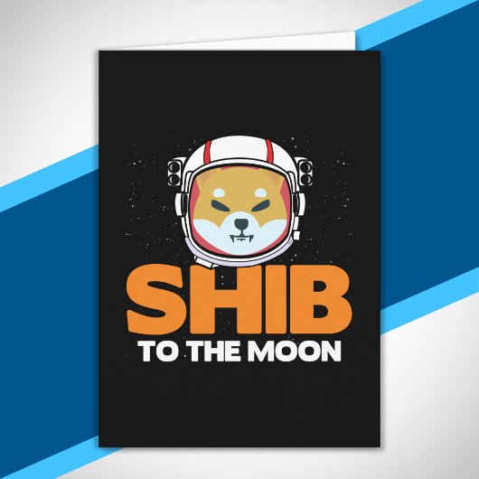 Shib Token Shiba Inu Crypto Meme Coin Moon Dog Karte